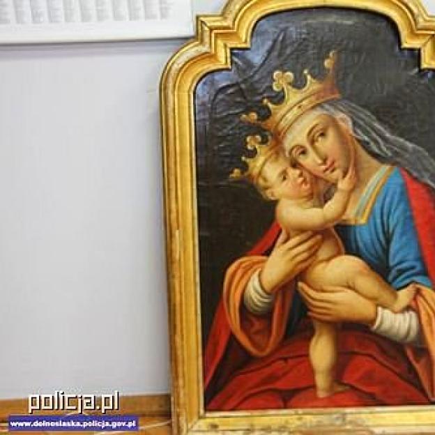 Odzyskali skradziony 25 lat temu XVIII wieczny obraz Madonny