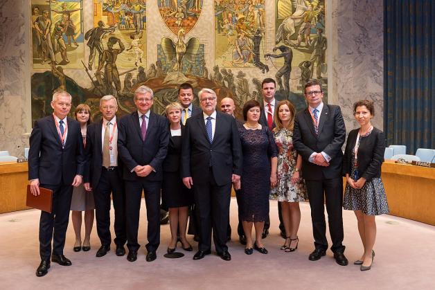 Minister Witold Waszczykowski z wizytą w Nowym Jorku