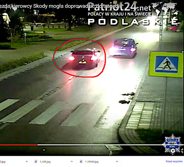 [VIDEO] Brawurowa jazda kierowcy skody mogła doprowadzić do tragedii